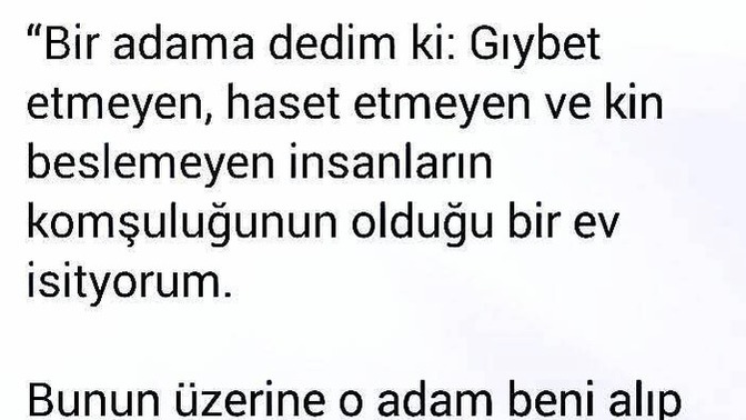 İyi komşuların olduğu bir ev nasıl olur?