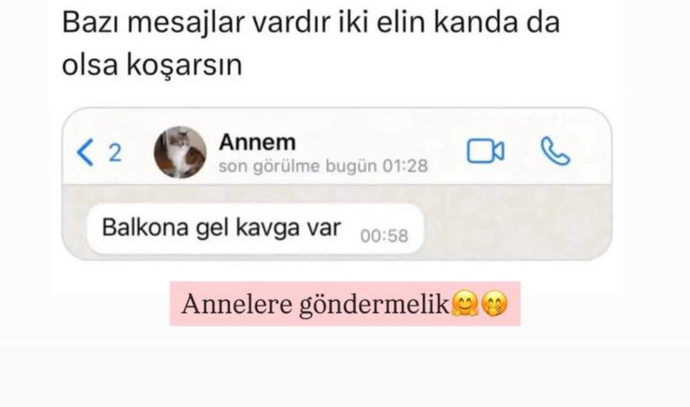 geliyom anaaaa😂