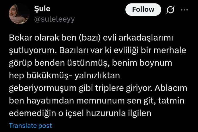 Şimdi biz bir erkeği evliliğe ikna edemediğimiz için mi bekarız? Evlilik kadının erkeği ikna etme başarısı mıdır?