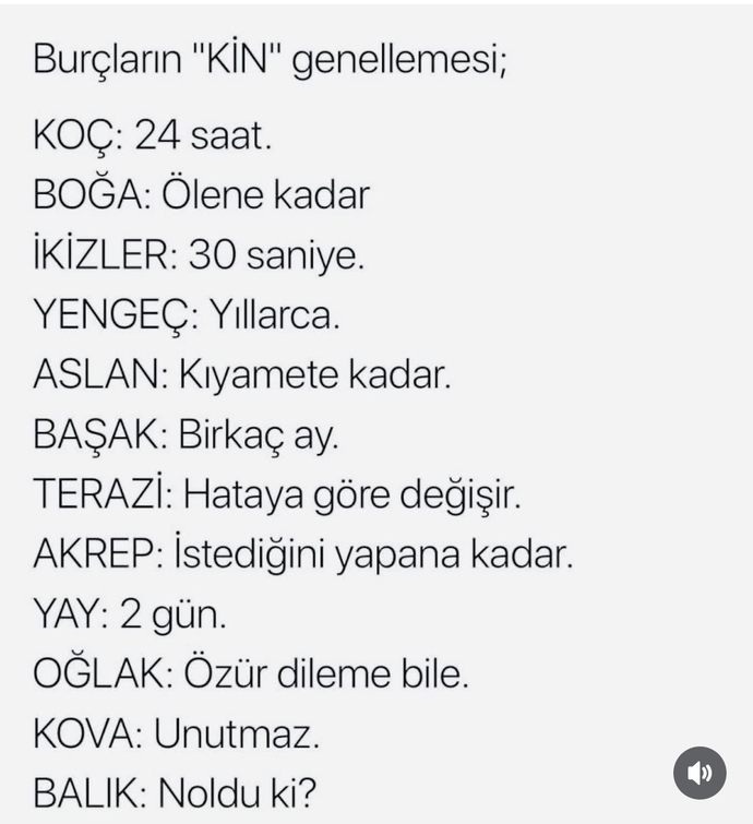 Senin burcun ne kadar kinci?