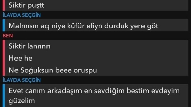 Arkadaşlarınızla konuşmalarınız böyle mi?