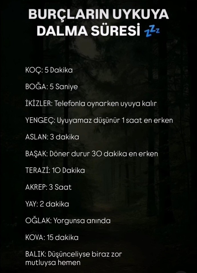 Uykuya dalma süreniz kaç dakika sürüyor tahminen?