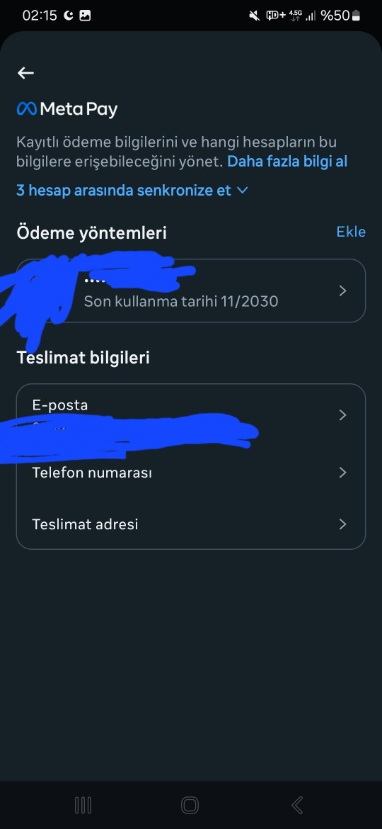 Arkadaşlar ben meta verified için mavi tik icin kartımı ekledim kendisi çeker demi para🙂?