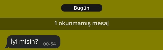 Depremden sonra kimlere mesaj geldi?