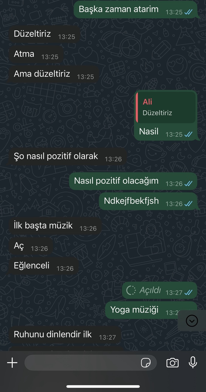 Konuştuğum çocuk niye böyle davranıyor anlamıyorum : (?