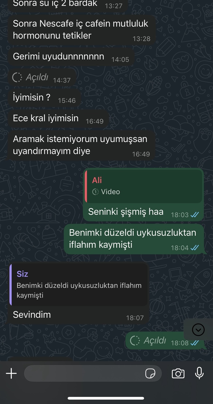 Konuştuğum çocuk niye böyle davranıyor anlamıyorum : (?