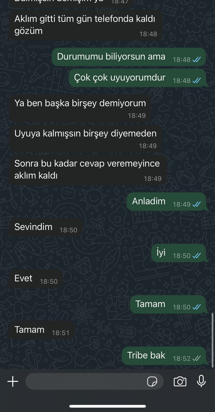 Konuştuğum çocuk niye böyle davranıyor anlamıyorum : (?