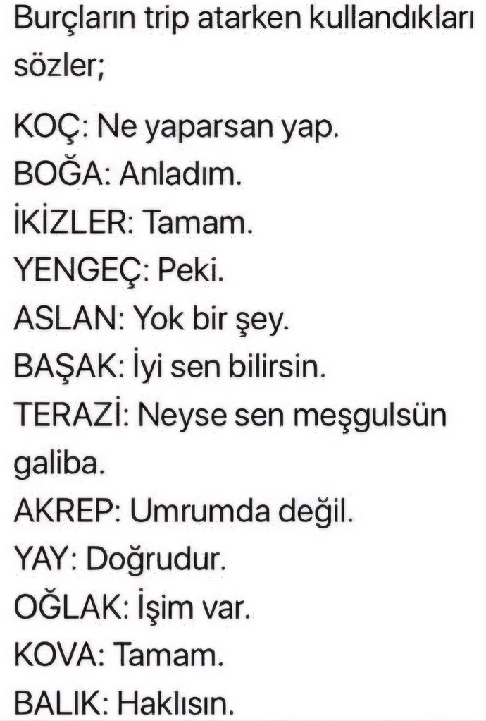 Burçlar nasıl trip atar?
