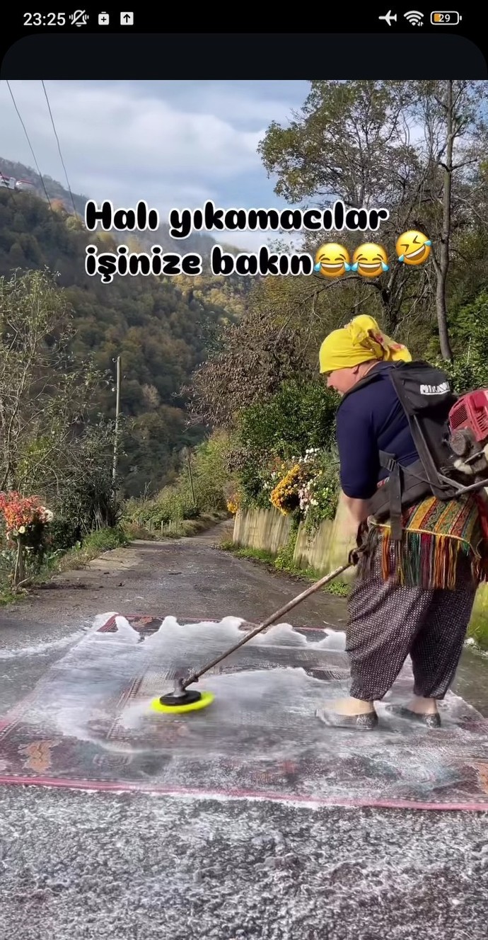 Aynen şimdi herşeyi makineler yapıyor 😏
