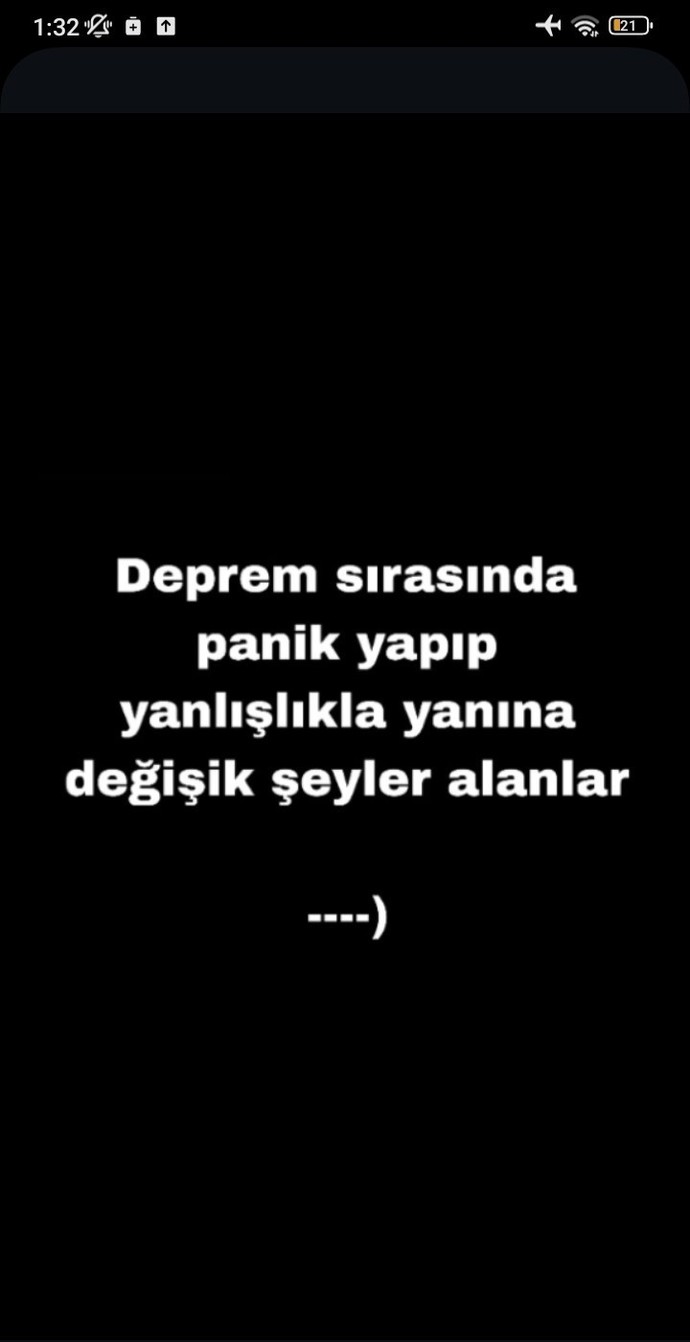İzahı olmayan deprem gerçeğinin de mizahı yapılıyor. Ne düşünüyorsunuz?