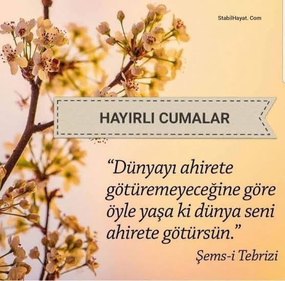 Hayırlı Cumalar Diyelim mi?
