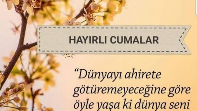 Hayırlı Cumalar Diyelim mi?