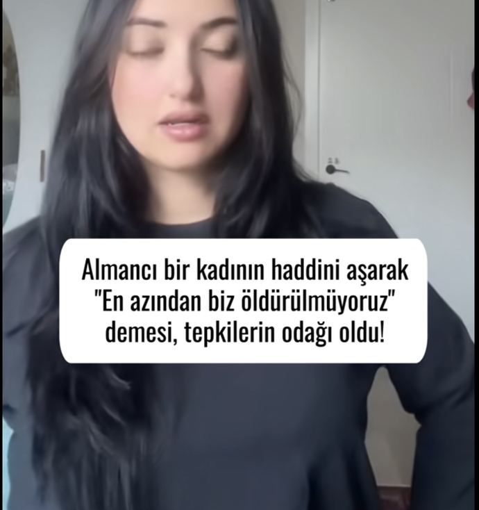 Almancı kızların türk kadınlarına sallaması gündemde ! Komik değil mi?