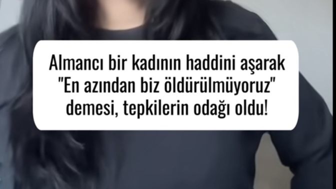 Almancı kızların türk kadınlarına sallaması gündemde ! Komik değil mi?