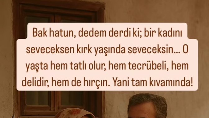 Sizce de kadın yaş aldıkça her yönden güzelleşmiyor mu?