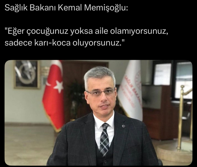 Sağlık Bakanı ‘Çocuğunuz yoksa aile olamıyorsunuz, sadece karı-koca oluyorsunuz‘ dedi. Sizce aile olmak için illa çocuk şart mı?