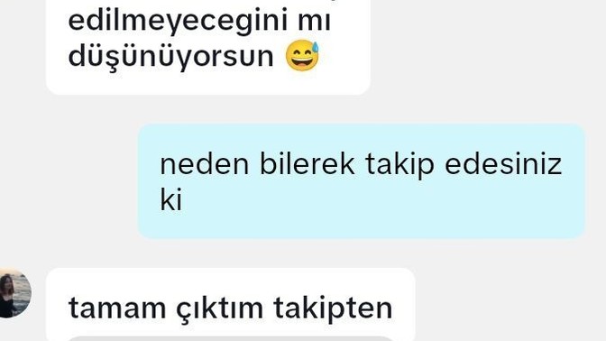 Neden yanlışlıkla takip ediyorsunuz?