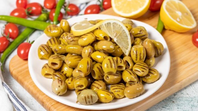 Izgara yeşil zeytin sofranıza gelebildi mi?