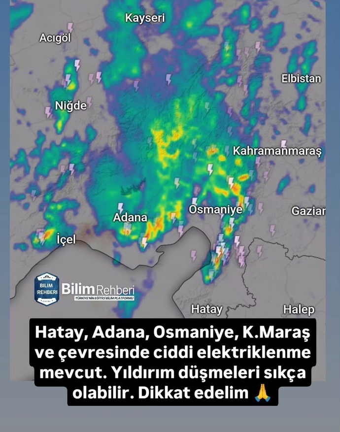 Adanayı resmen sel bastı, sizde havalar nasıl?