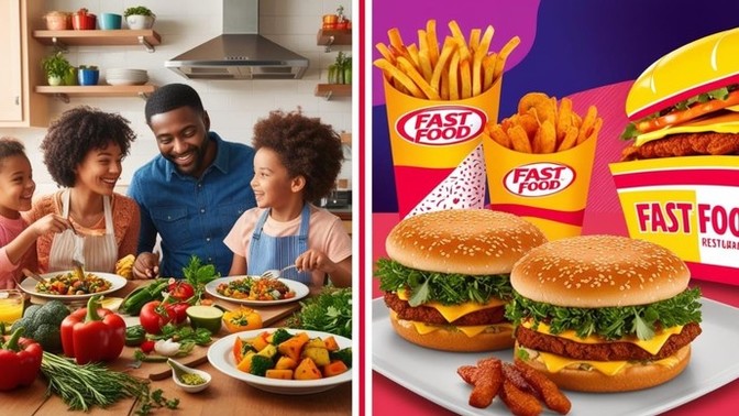 Ev yemekleri mi fast food mu?