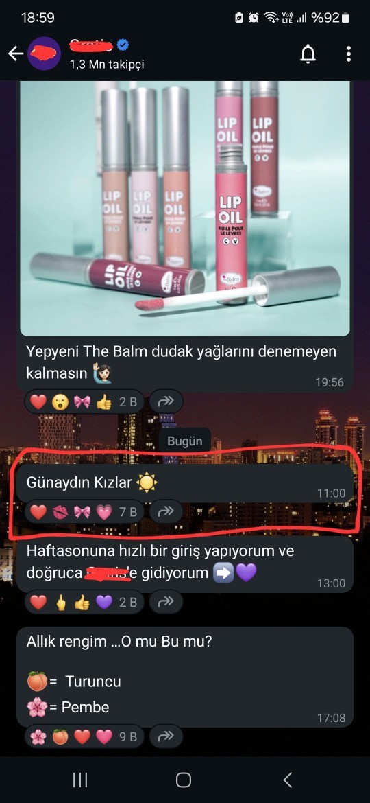 Bana günaydın yok mu?