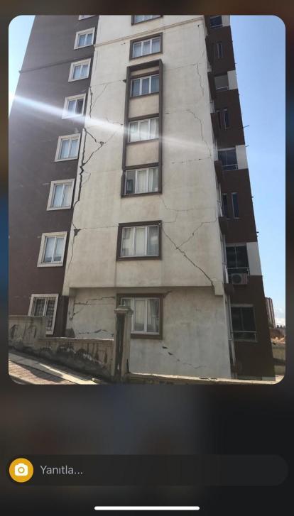 Deprem anında binanız hasar aldı mı?