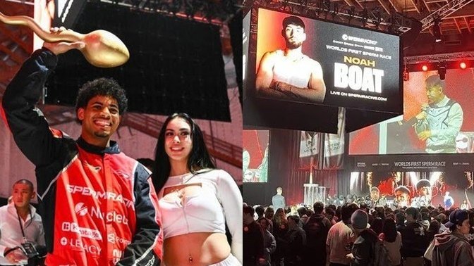 Bu ne biçim yarışma! Dünyanın ilk sperm yarışması düzenlendi. Ne düşünüyorsunuz?