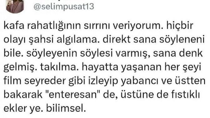 Kafanızın içi rahat mı dolu mu?