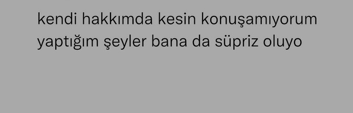 Hangi konularda kesin konuşursunuz?