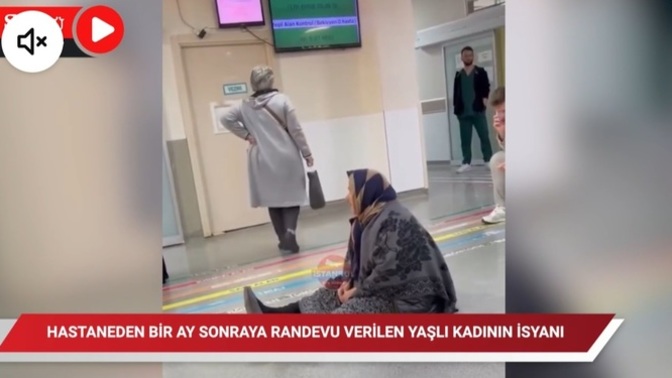 Bir ay sonra randevu verilen yaşlı teyze feryat etti! Hastanelerde randevu bulabiliyor musun?