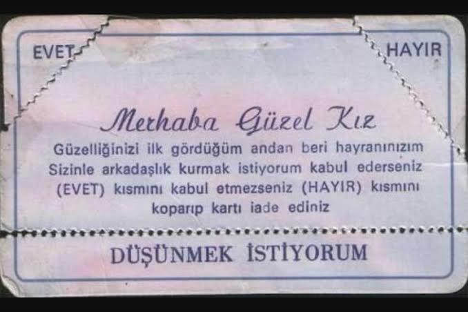DDün 3 tane çıkma teklifi aldim normali bu ya😁?