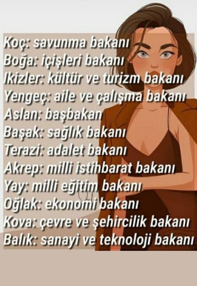 Burcunuza göre hangi bakansınız?