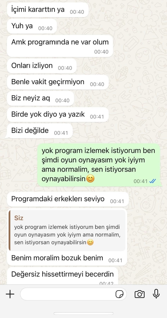 Sevgilimle oyun oynamak istemiyorum diye beni azarladı. Bununla bir ömür geçer mi?