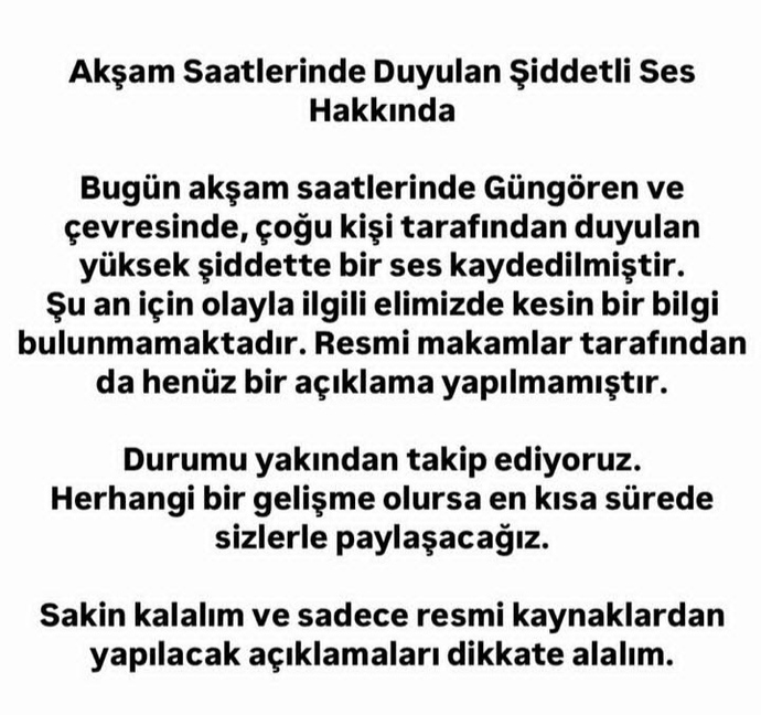 Yüksek seslerden rahatsız olur musunuz?