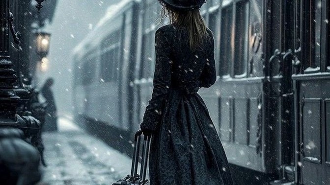 Resimdeki siyah tren sizi bir yere götürseydi eğer bu yer neresi olurdu?