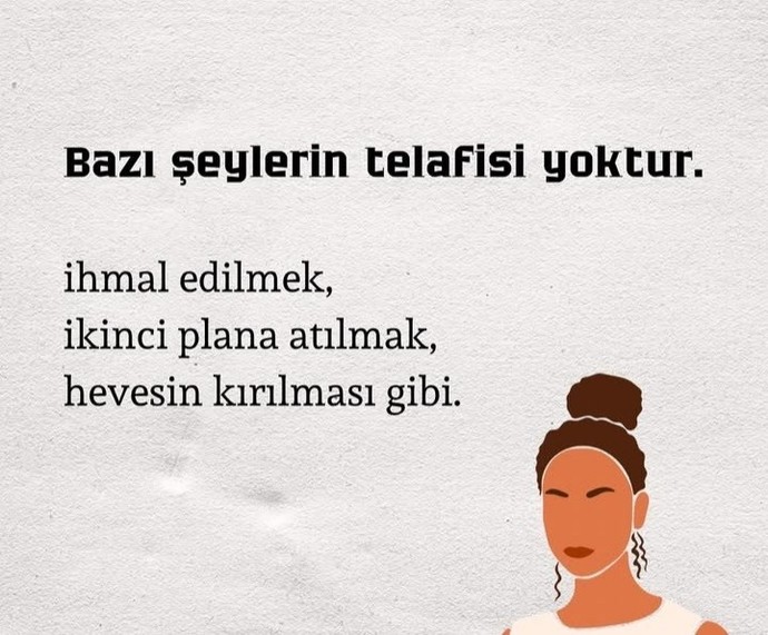 Neleri telafi etmek isterdiniz?
