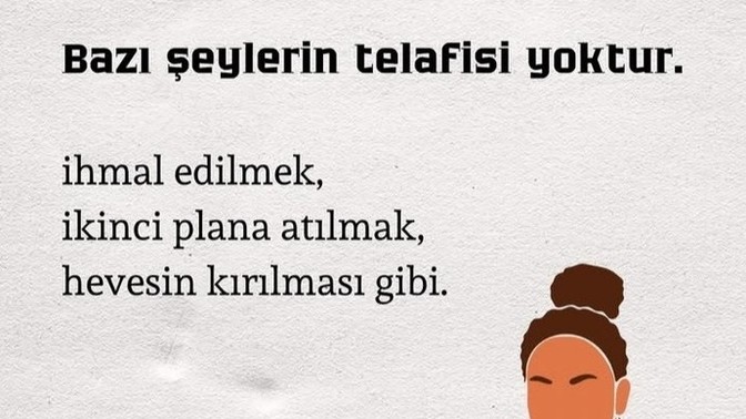 Neleri telafi etmek isterdiniz?