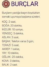 Senin burcun ne kadar sürede uykuya dalar?