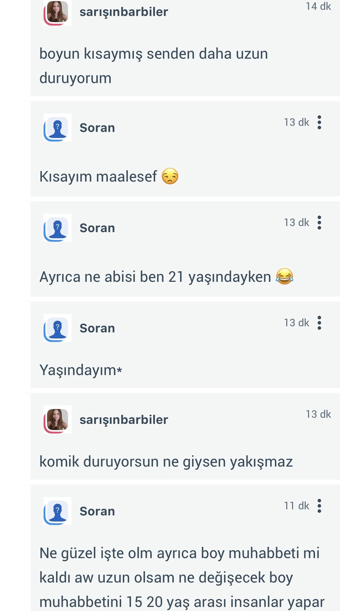 Kısa erkeklere çok acıyorum haklı değil miyim?