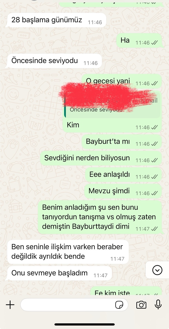 Eski sevgilim ayrılır ayrılmaz sevgili yaptı?