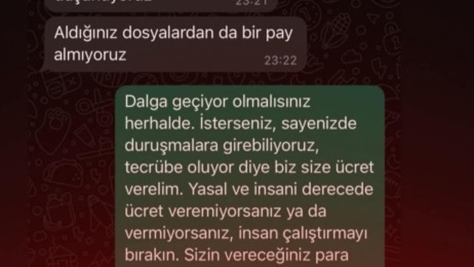 Bir avukata teklif edilen maaş. Ne düşünüyorsunuz?