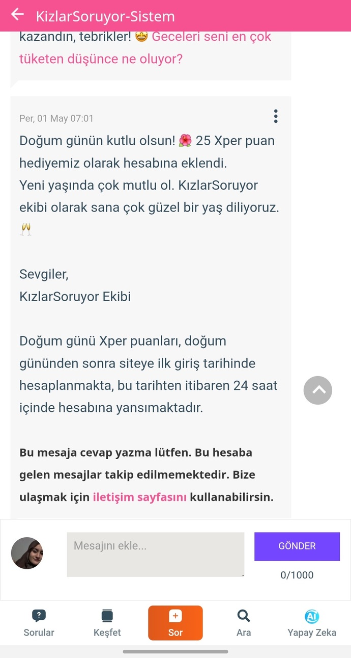 Doğum günlerini kutlar mısınız?