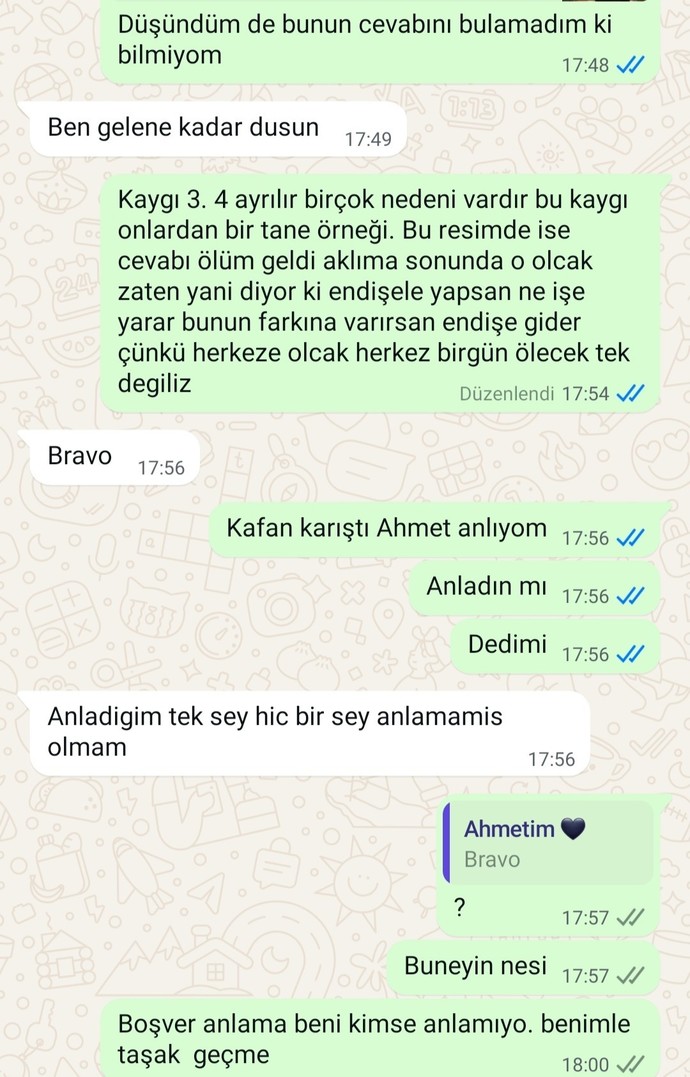 Eşimle diyoloğumuz nasıl?