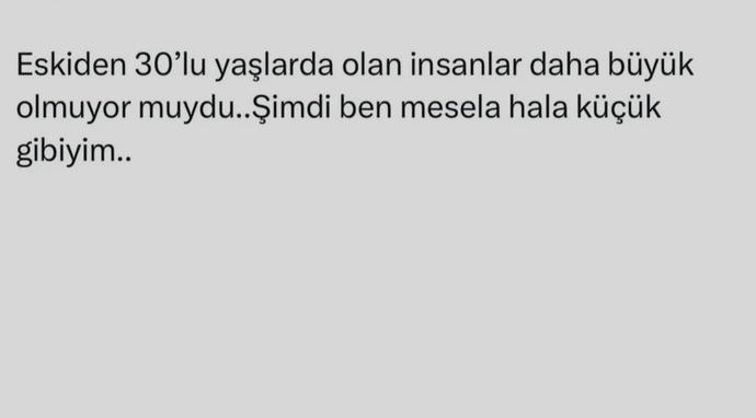 Çok büyük değil çok küçük değil öyleli :)