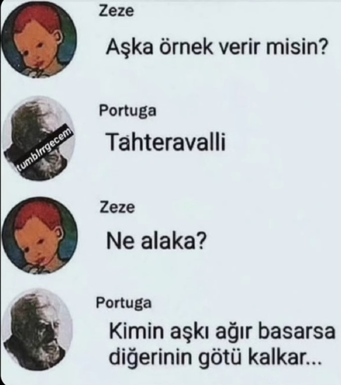 Aşka örnek verin desem nasıl bir örnek verirsiniz?