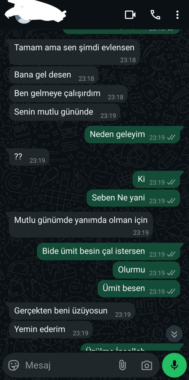Mutlu geceler diliyorum bi bakın lütfen?