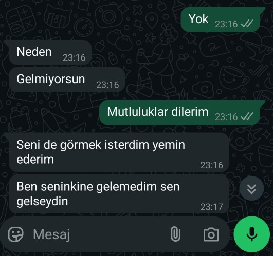 Mutlu geceler diliyorum bi bakın lütfen?