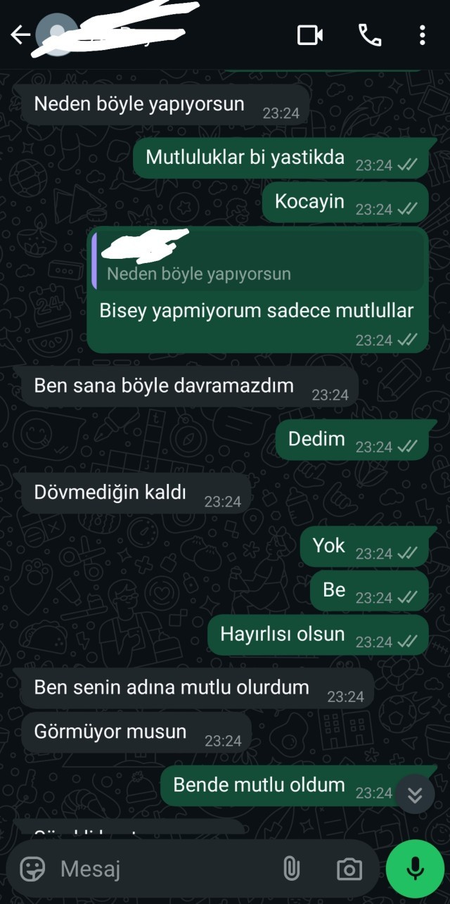 Mutlu geceler diliyorum bi bakın lütfen?