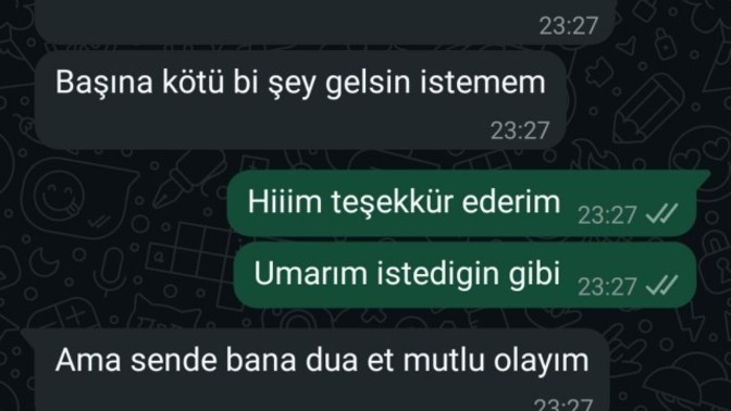 Mutlu geceler diliyorum bi bakın lütfen?
