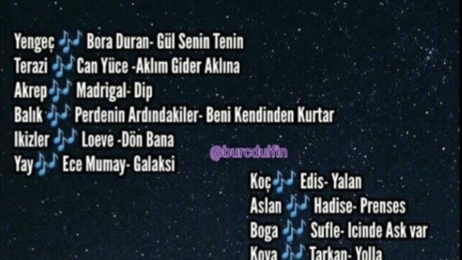 Yükselen burcunuza göre senin şarkın hangisi?